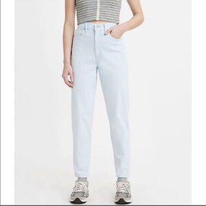 Levi's® Women's Silver Tab High Waisted Mom Jeans Tapered Light